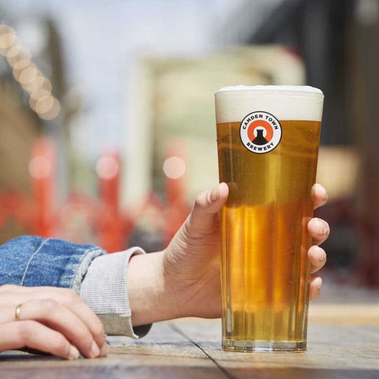 Cover Image for Buy 1 get 1 free on a pint of Camden Hells at The Jolly Farmer